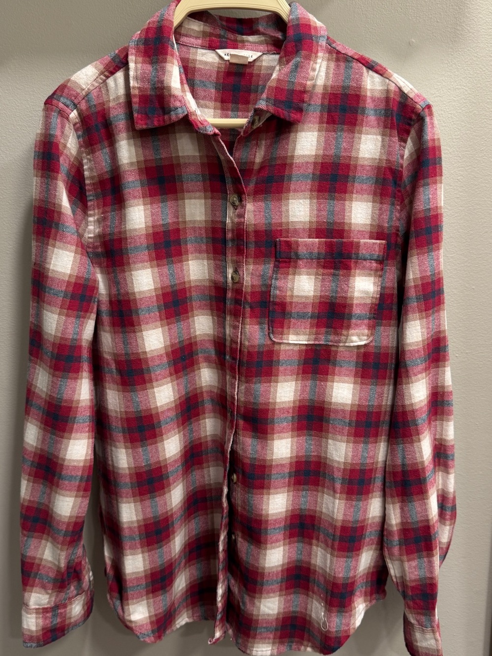 Women’s Aeropostale Plaid Button-Down Shirt
